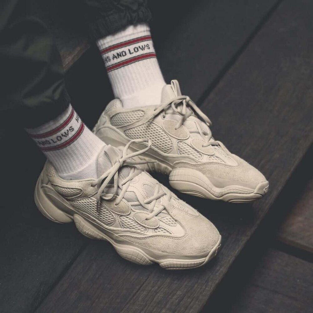 Adidas Yeezy 500 Super Moon Yellow Sneakers Streetwear Tennis Shoes Athletic 6.5